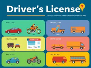 categorías de licencia de conducir